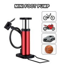 Portable Mini Foot Pump High-Pressure Bicycle, Motorcycle & Car Tire