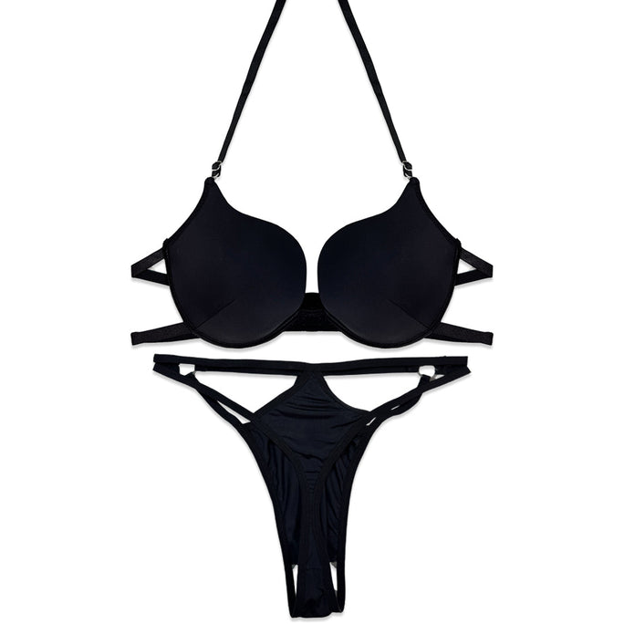 Sajiero Bra Set -  Midnight Halter