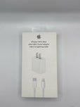 Genuine Apple iPhone 15 Pro Max 20watt USB-C Fast Charger Adapter & Original USB-C to C Data Sync Cable | Authentic Power Delivery (PD) Wall Plug & Charging Cord