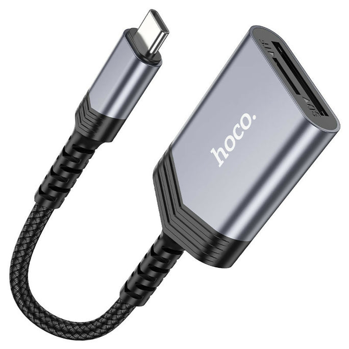HOCO UA25 Type-C Card Reader SD TF Dual Slot 2TB