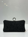 Luxury Shimmer Textured Clutch Bag for Women - Elegant Party & Evening Purse