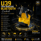 U39 Gaming Wireless Earbuds Bluetooth 5.3