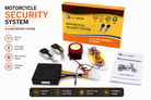Motorcycle Security Alarm System with Remote Start | Universal Bike Safety Lock Anti Theft Siren Kit for Honda 70 CG125 CD70 YBR Pridor