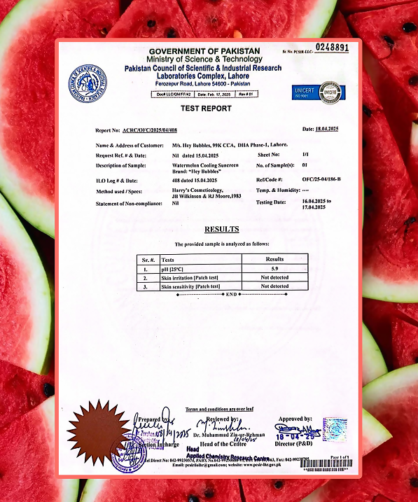 Watermelon Coling Sunscreen