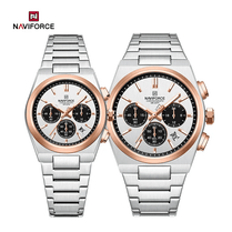 Naviforce NF8048 Bond Chrono For Couples with Official Warranty
