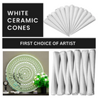 White Ceramic Cones home