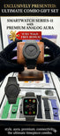 GUS O2 SMART WATCH & FREE Arabic Aura Watch Included Collection Premium Luxury Smartwatch Combo with Stylish Straps⚡ Bluetooth Calling, Fitness Tracking & Ultra HD Display 🎁 Wireless Charger + Luxury Gift Box Packing Included 🚀