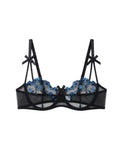 Sajiero Non Padded Bra Set - Blush Veil - Blue
