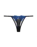 Sajiero Non Padded Bra Set - Midnight Sapphire - Black