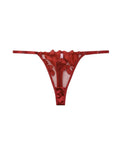 Sajiero Non Padded Bra Set - Petal Luxe - Maroon