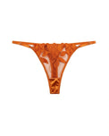 Sajiero Non Padded Bra Set - Roselle Bloom - Rust