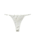 Sajiero Non Padded Bra Set - Roselle Bloom - White