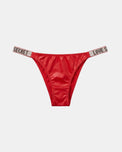 Sajiero Non Padded Underwire Bra Set - True Fit - Red