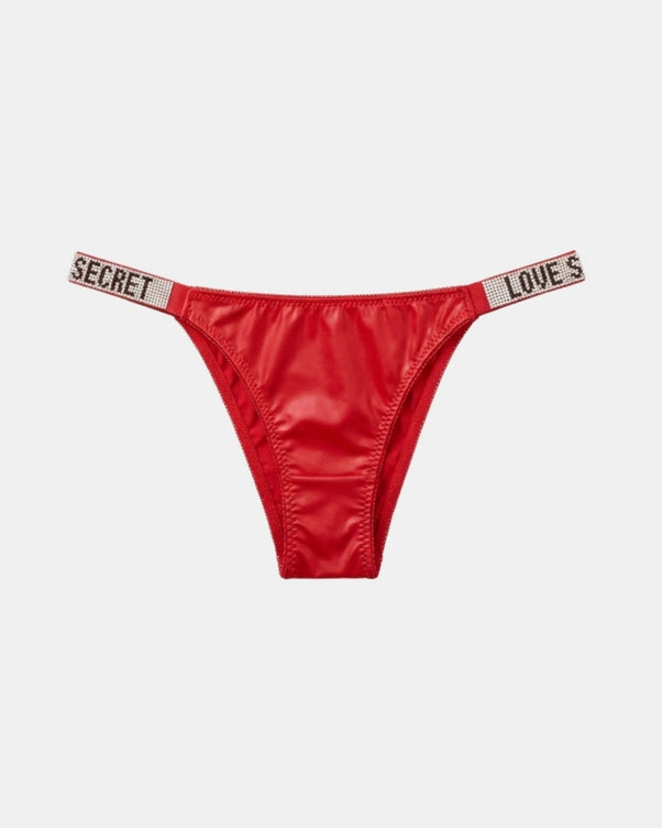 Sajiero Non Padded Underwire Bra Set - True Fit - Red