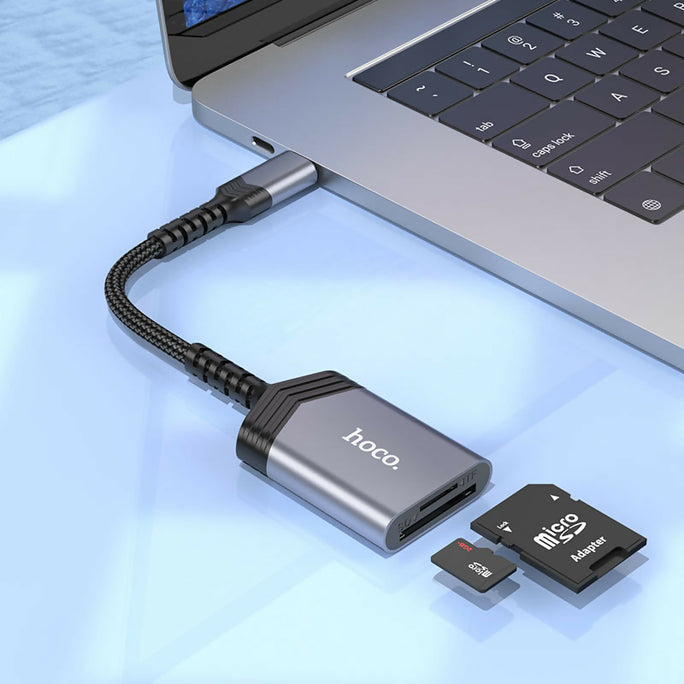 HOCO UA25 Type-C Card Reader SD TF Dual Slot 2TB