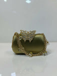 Luxury Shimmer Party Clutch Bag for Women - Elegant Evening & Wedding Purse