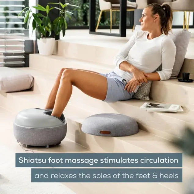 Beurer FM 120 2-in-1 Shiatsu Foot Massager & Stool