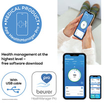 Beurer GL 44 Blood Glucose Monitor Black mg/dL