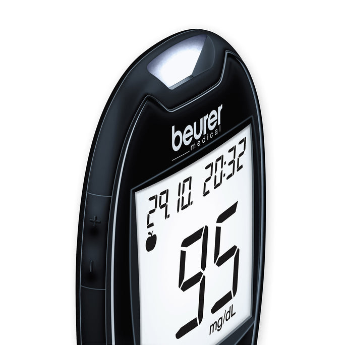 Beurer GL 44 Blood Glucose Monitor Black mg/dL