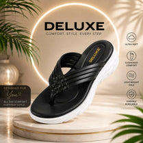 Deluxe Footwear Lightweight Anti-Slip Ladies Slipper
