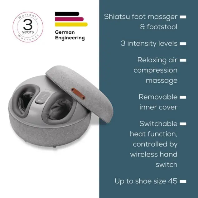 Beurer FM 120 2-in-1 Shiatsu Foot Massager & Stool