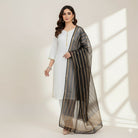 3 Pieces Unstitched Katan Silk Plain Shirt & Trouser With Organza Lining Dupatta For Womens & Girls