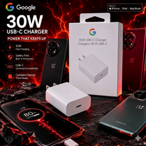 FAST 30 W USB-C Fast Charger Power Adapter GOOGLE PIXEL