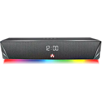 Audionic Optima Bar Portable Bluetooth Speaker with Digital Alarm Clock