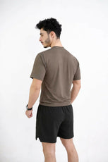 AUH Precision Mock-Neck-Brown