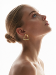 Molten Gold Stainless Hoops
