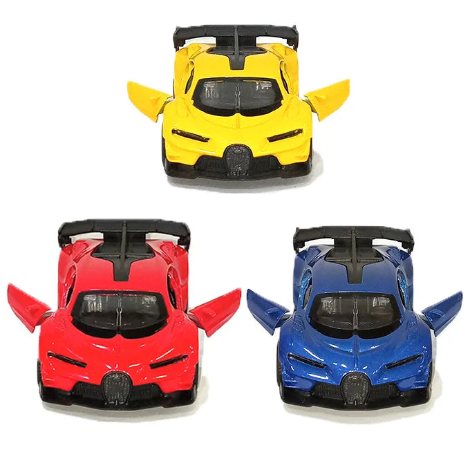 Bugatti 1:32 Die-Cast Model Car – 5 Inch – Assorted Colors