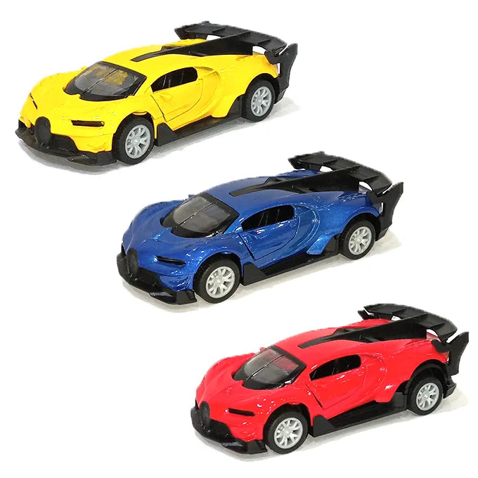 Bugatti 1:32 Die-Cast Model Car – 5 Inch – Assorted Colors