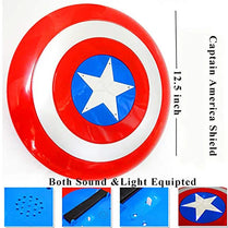 Captain America 12 inch Shield Superhero Dress up toys Suit