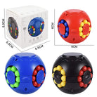 Magic Bean Rotating Cube Gyro Stress Reliever Fidget Spinner Toy
