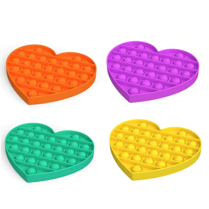 Push Pop Bubble Fidget Spinner Pop It Silicone Toy