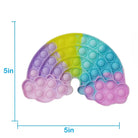 Push Pop Bubble Fidget Spinner Pop It Silicone Toy