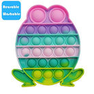 Push Pop Bubble Fidget Spinner Pop It Silicone Toy