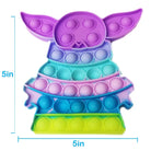 Push Pop Bubble Fidget Spinner Pop It Silicone Toy