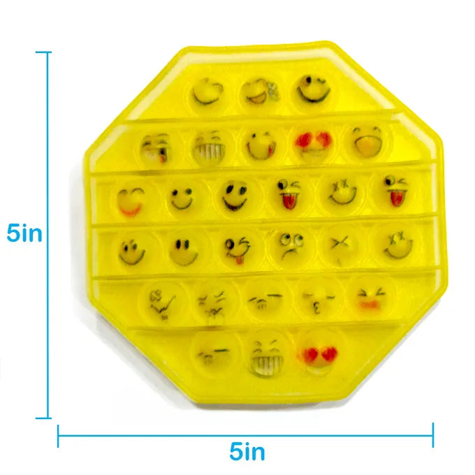 Push Pop Bubble Fidget Spinner Pop It Silicone Toy