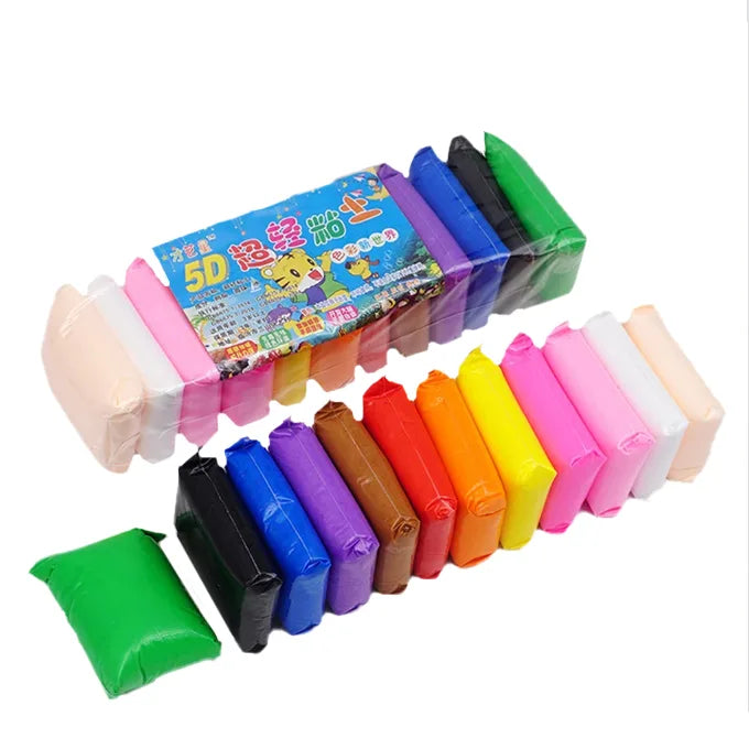 Light Soft Clay DIY Toy Set – Air Dry Polymer Plasticine for Kids