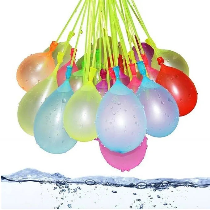 37pcs Bunch balloons Multicolor Fast Fill Water Balloons Bunch for Summer Outdoor Play Kids