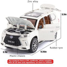 Lexus LX 570 SUV 1:24 Die-Cast Model Car with Light, Sound & Opening Doors