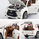 Lexus LX 570 SUV 1:24 Die-Cast Model Car with Light, Sound & Opening Doors