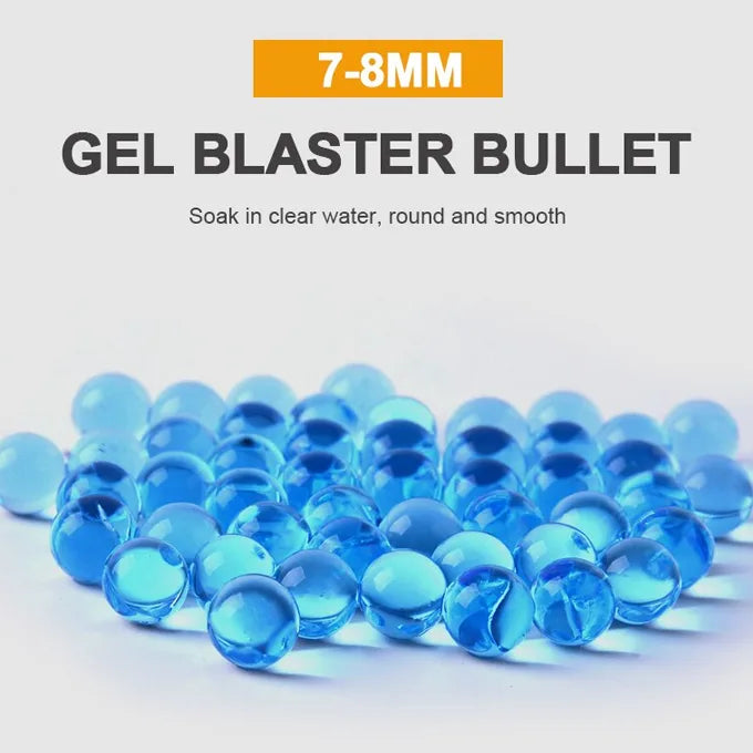 200 Pcs Growing Water Balls for Toy Gun Blaster – 7-8mm Crystal Gel Ball Darts