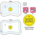 Baby Kids Water Play Mat Inflatable Infant Tummy Time Play mat