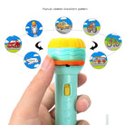 2 in 1 Projctor & Flash Light – Mini Projctor Torch Kids