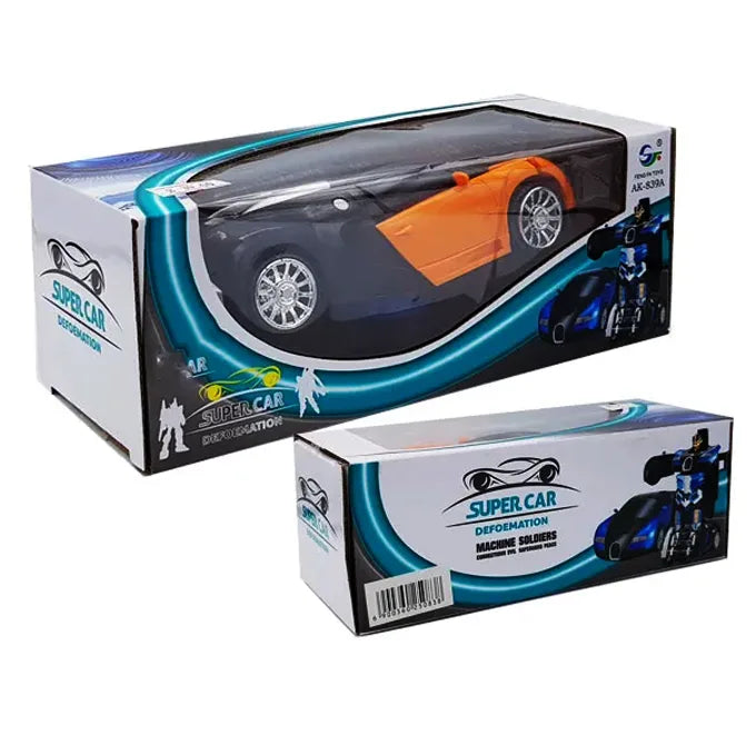 Transformer Bugatti Robot Car – Light & Music