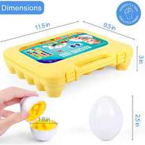 Matching Eggs Color & Shape Recognition & Alphabet Letter Matching A to Z – 26 Pieces Briefcase