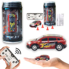 Mini Remote Control Soda Can Car 2.4GHz 4 Channel with LED Lights – Approx. 8cm