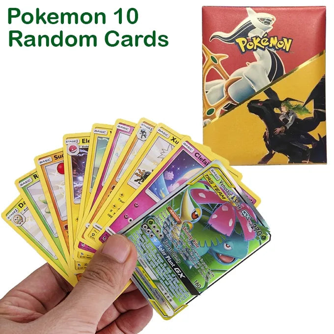 10 Pcs Pokemon Cards Pack – Collector Edition